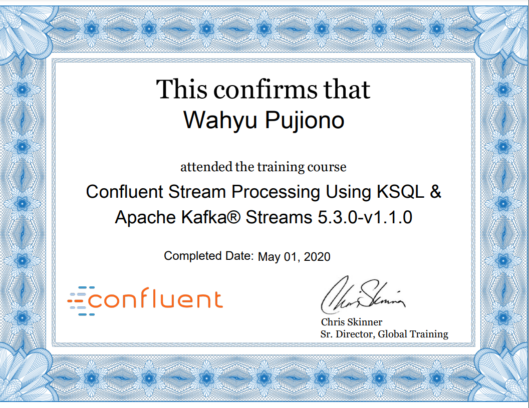 Confluent Stream Processing Using KSQL &Apache Kafka® Streams 5.3.0-v1.1.0